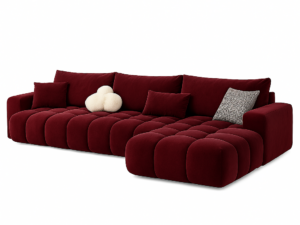 Bubble sofa with pillows - Maroon