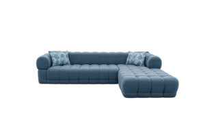 Sectional Grey Bubble Sofa