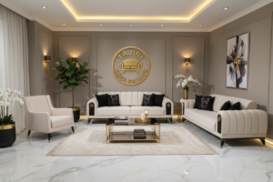 Six seater luxury contemporary living room sofa set